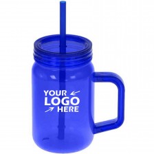 16 oz Plastic Mason Jar Cups